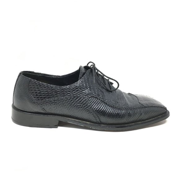 David Eden Oxfords Shoes Size 10.5 Black Croc Liz main image 5